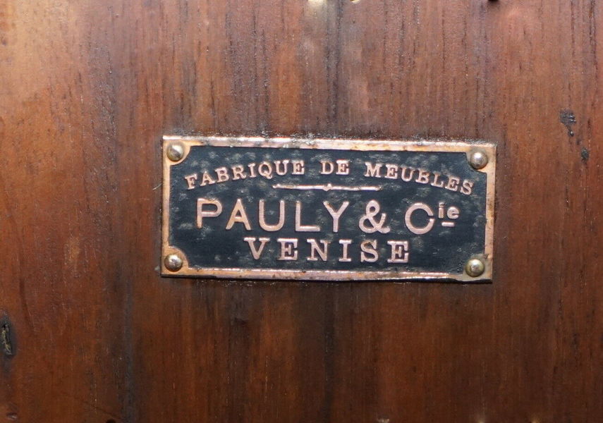 Rare moses michelangelo guggenheim & pauly cie et venice antique carved armoire – A rare vintage treasure