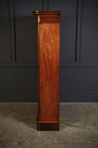 Large antique 19th century mahogany glazed cabinet – A rare vintage treasure