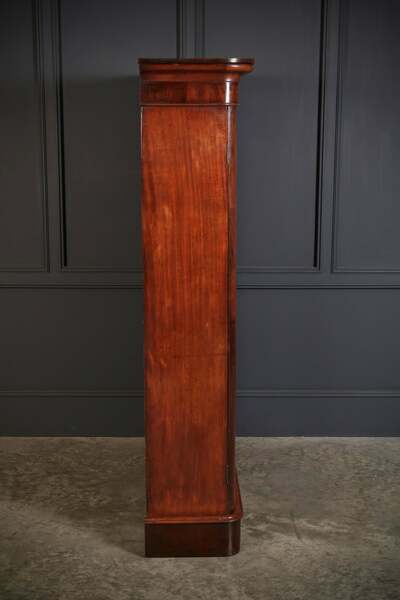 Large antique 19th century mahogany glazed cabinet – A rare vintage treasure