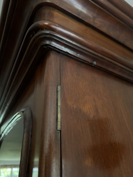 Large vintage victorian style glazed bookcase display cabinet cupboard dresser – A rare vintage treasure