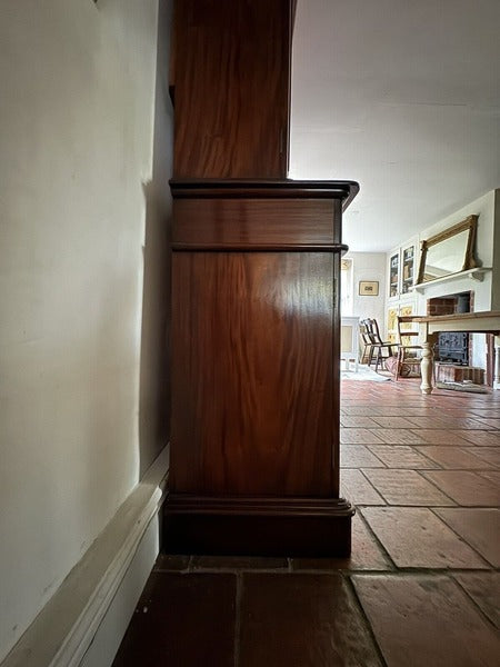 Large vintage victorian style glazed bookcase display cabinet cupboard dresser – A rare vintage treasure
