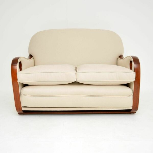 Art deco period two seater sofa – A rare vintage treasure