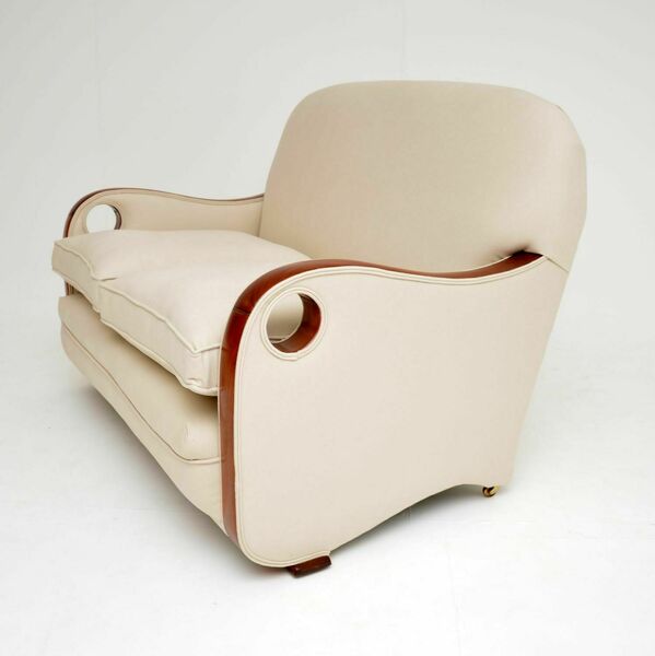 Art deco period two seater sofa – A rare vintage treasure