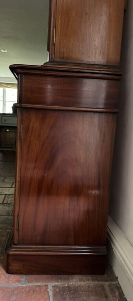 Large vintage victorian style glazed bookcase display cabinet cupboard dresser – A rare vintage treasure