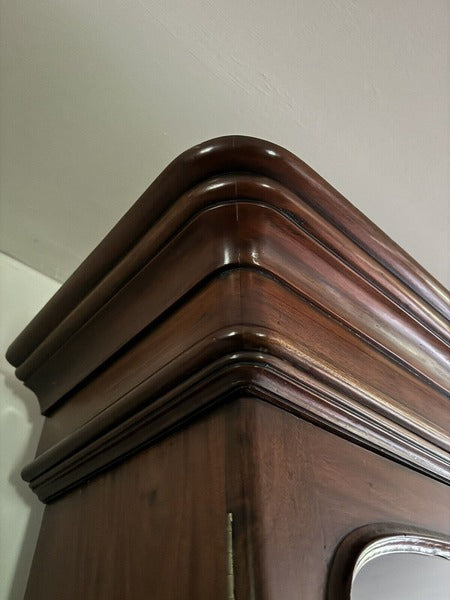 Large vintage victorian style glazed bookcase display cabinet cupboard dresser – A rare vintage treasure