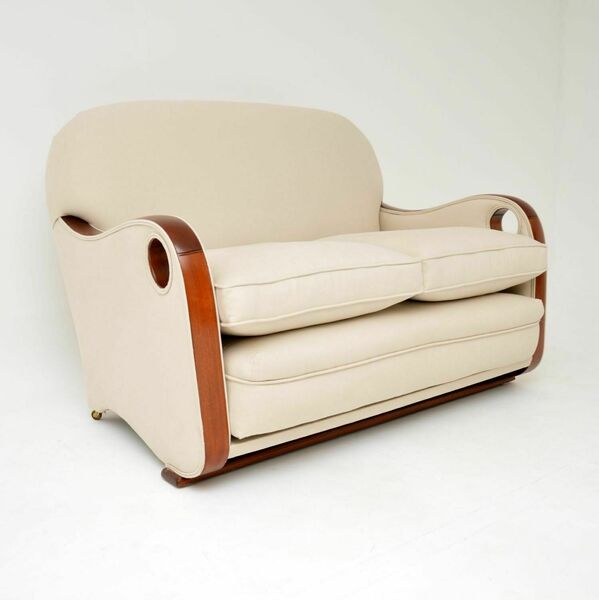 Art deco period two seater sofa – A rare vintage treasure